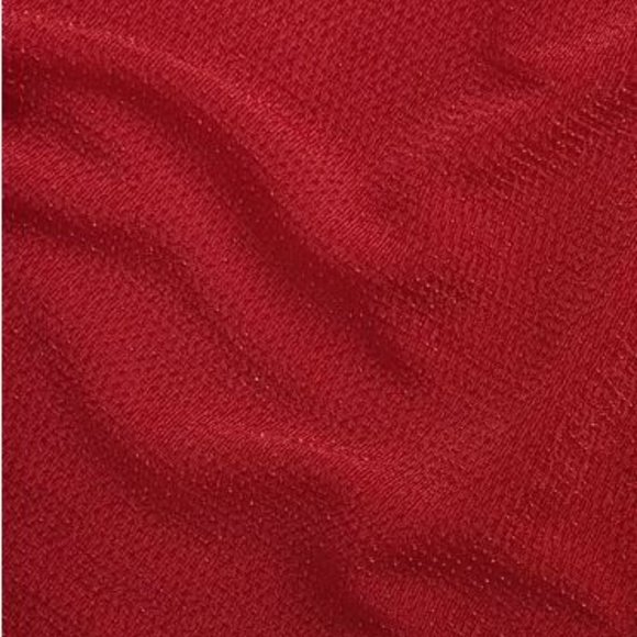 LAURA:  Tie Detail 3/4 Sleeve Top - red - Picture 6 of 8